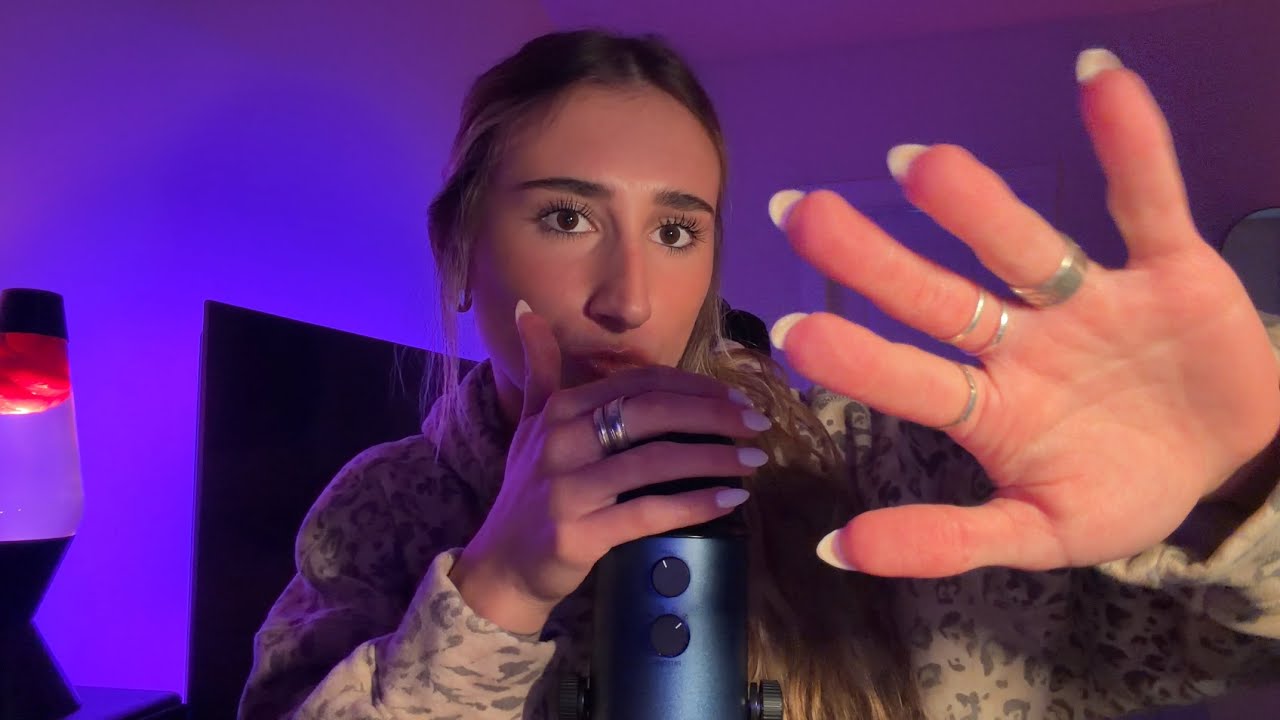 ASMR tingly trigger words and hand movements ♡︎