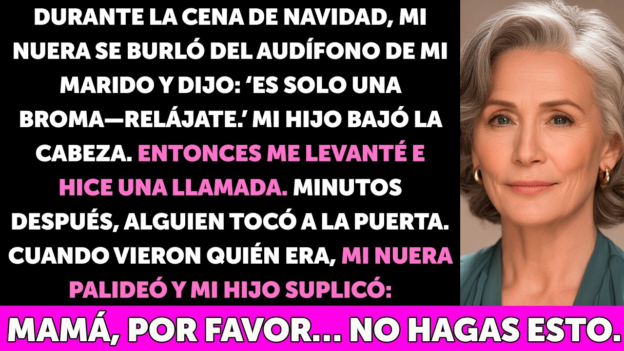 Mi nuera se rió del audífono de mi esposo… minutos después, aprendió una lección que jamás olv