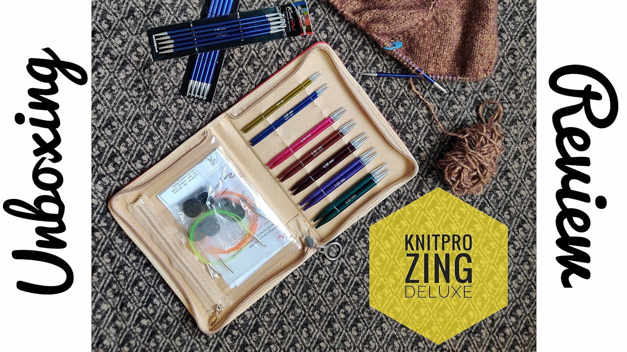 KnitPro Zing Deluxe Interchangeable Needles Set Unboxing and Review
