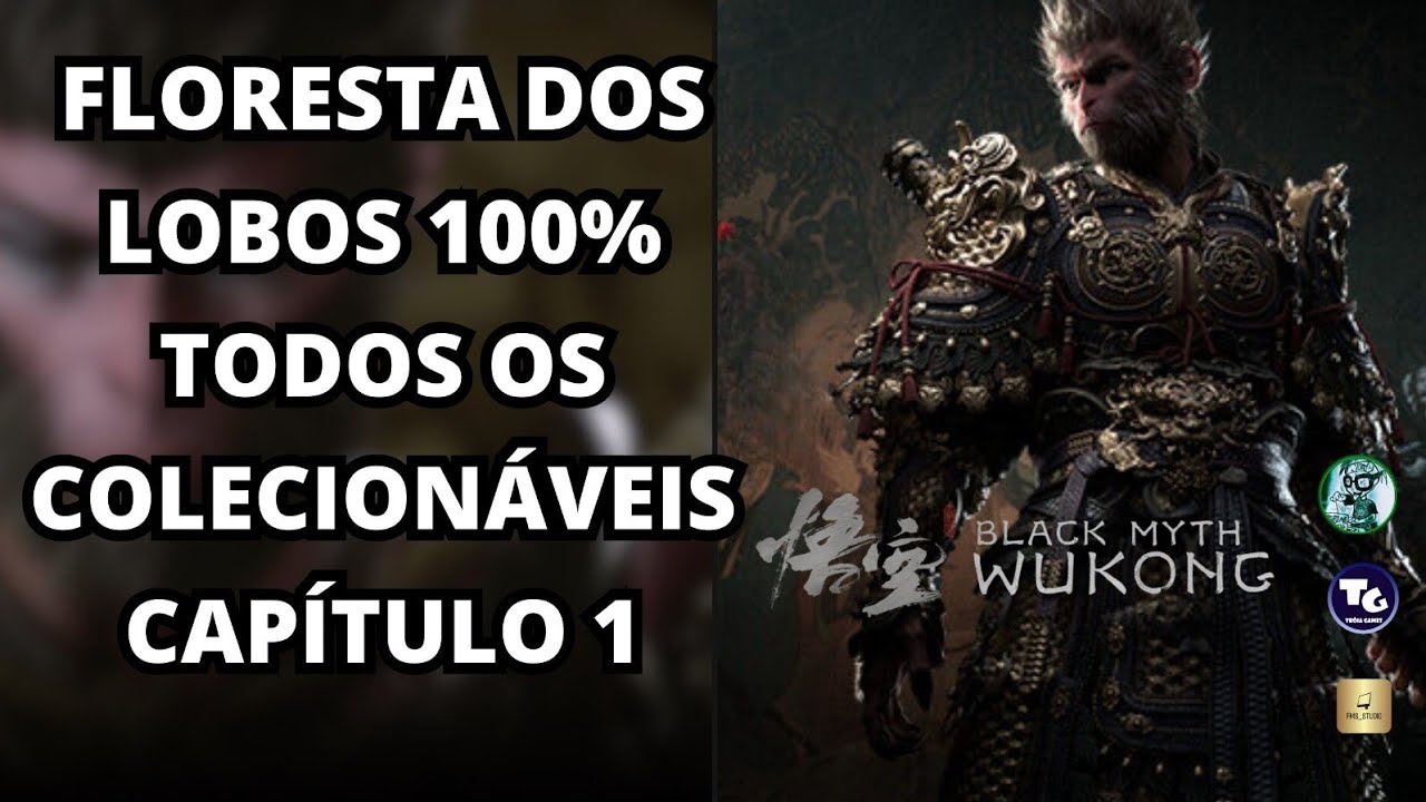 Black Myth: Wukong - Floresta Dos Lobos 100% Todos os Colecionáveis e Troféus 🏆 - Capítulo 1