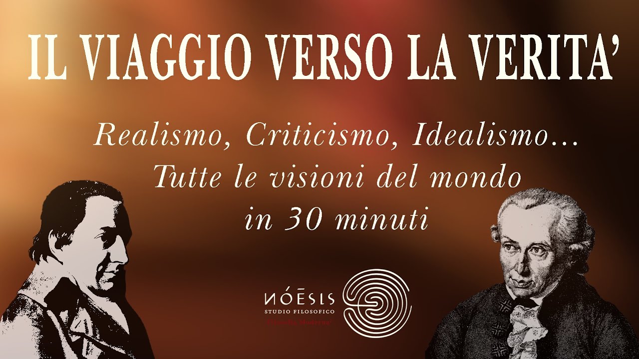 Tutte le visioni del mondo in 30 minuti: Criticismo, idealismo, realismo ecc.