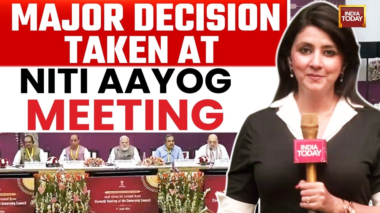 Заседание NITI Aayog: На заседании NITI Aayog под председательством премьер-министра Моди принято...