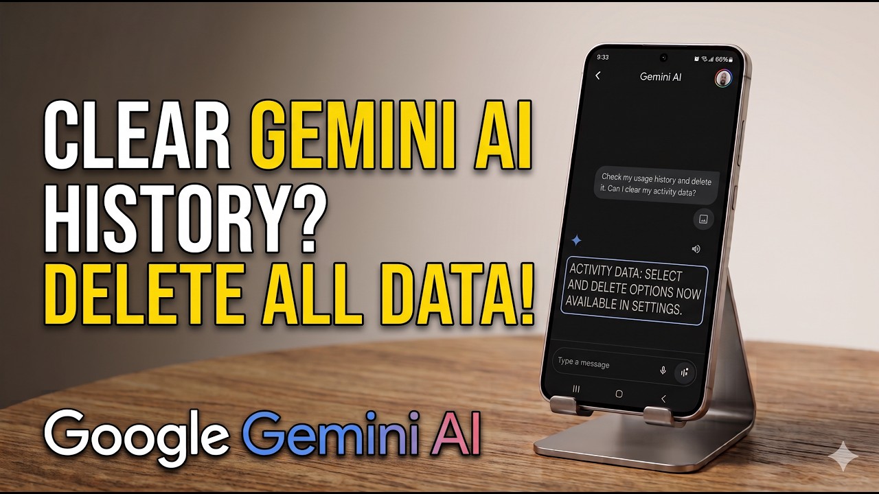 Can I Clear Google Gemini AI Usage History and Delete Activity Data from My Account