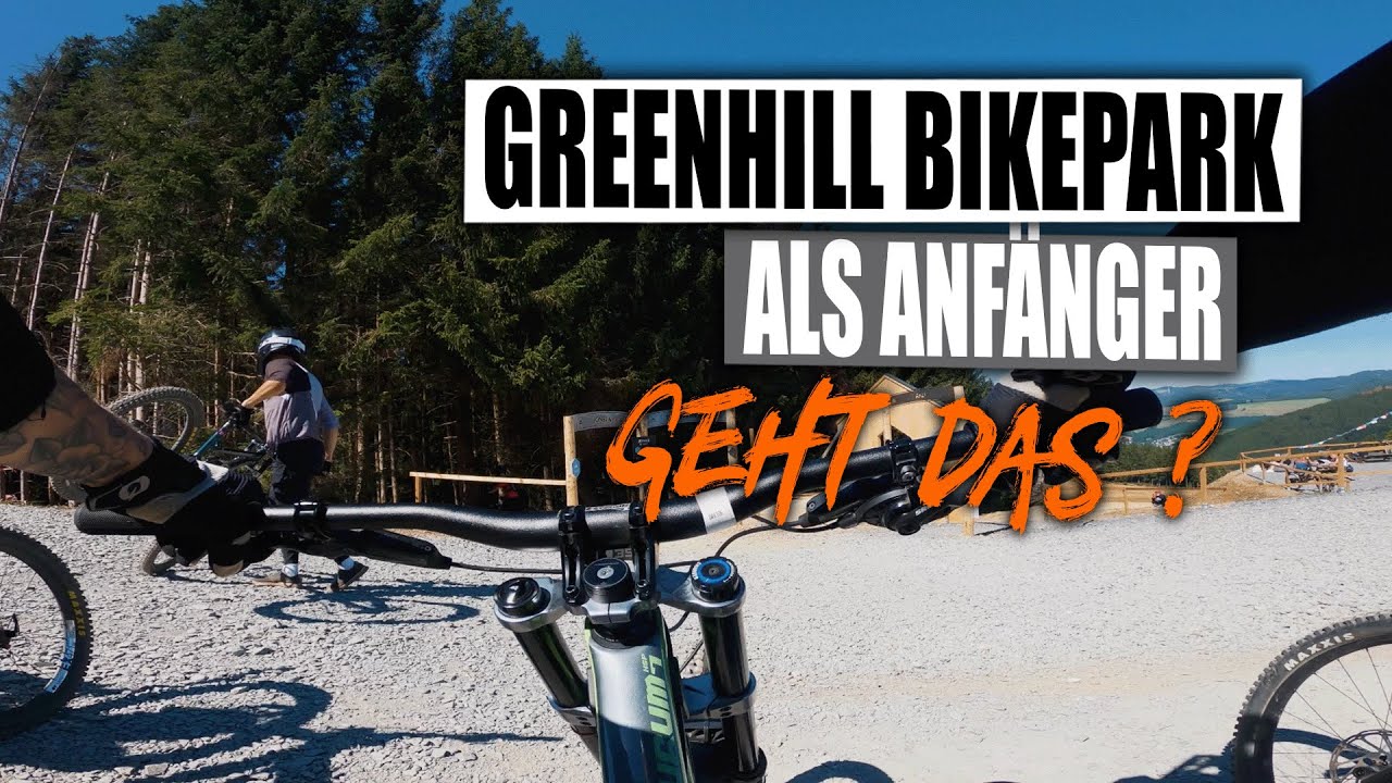 Greenhill Bikepark Anfänger Strecken  -  Blau & Grün Mountainbike Trails - Norco Aurum HSP C1