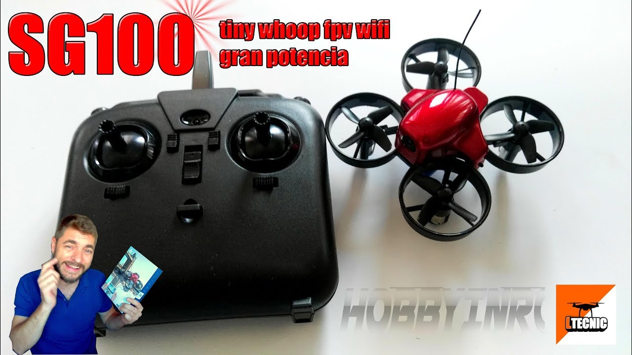 Tiny Whoop SG100  Fpv wifi + barometro excepcional