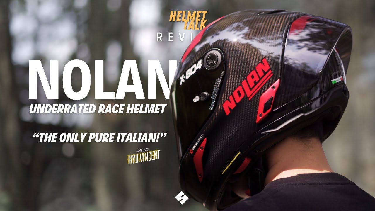 Helmet Talk - Review Nolan X 804 RS Ultra Carbon - Merk Helm Balap Underrated. Lebih Baik dari Arai?