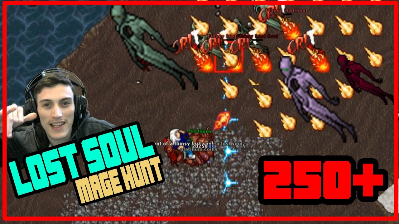 TIBIA HUNT MAGE 250+ - Lost Soul -  TALDOEDRAO