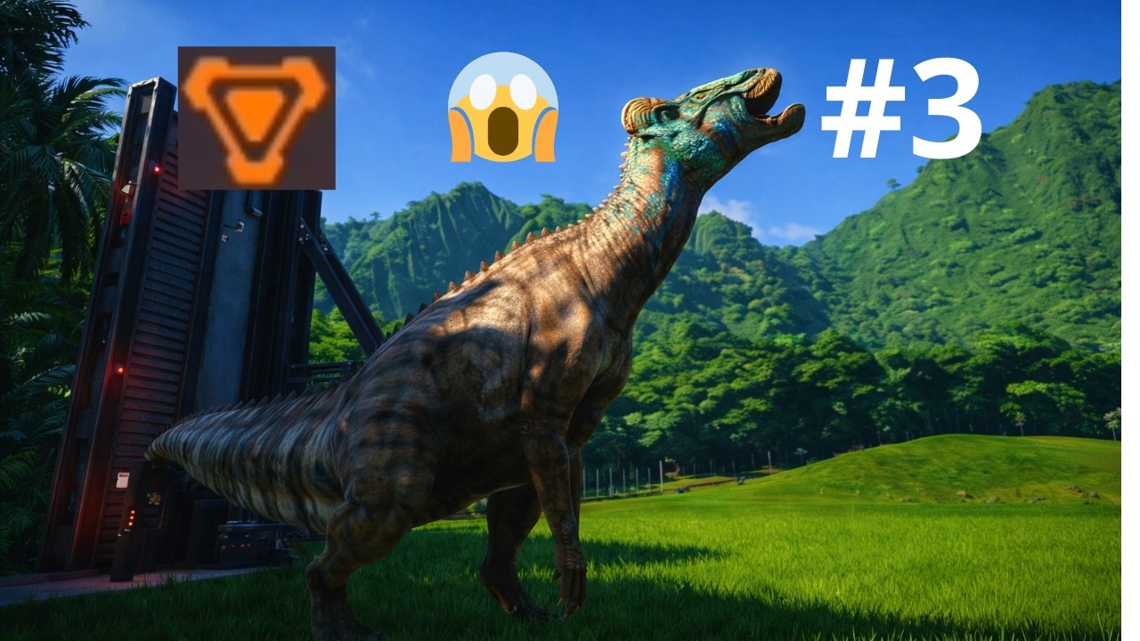 ¡¡¡DINOSAURIO A LA FUGA!!! Jurassic world evolution #3 (Misión de seguridad de la Isla Matanceros)