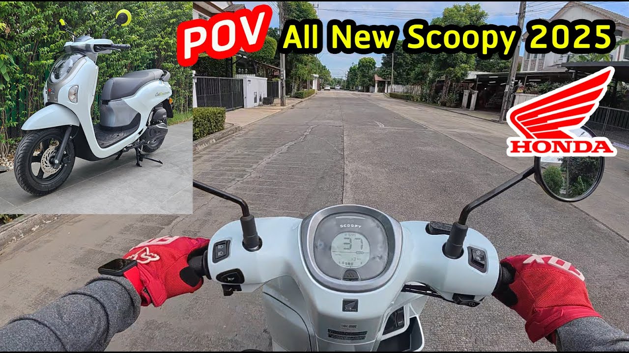 POV All New 2025 Honda Scoopy 1st Ride