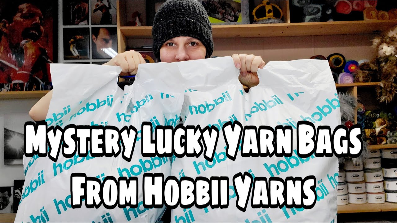Hobbii Yarns Mystery Lucky Yarn Bags - What's inside??? - Yarn Unboxing