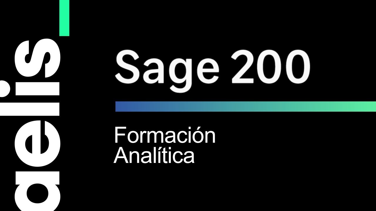 Formación Sage 200 ANALÍTICA