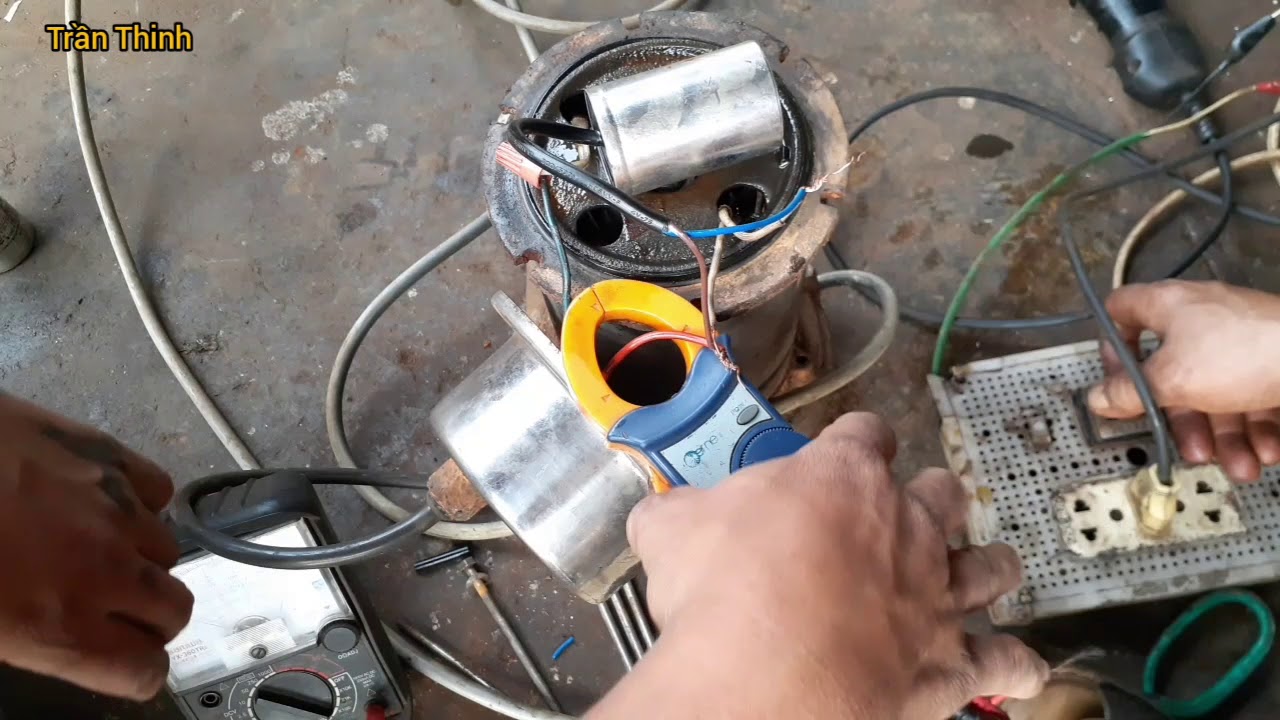 Các nguyên nhân , máy bơm tõm không quay , và cách kiểm tra tụ , how to fix the water pump