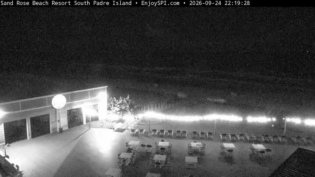 South Padre Island LIVE - North Beach Webcam at Sand Rose Beach Resort South Padre Island