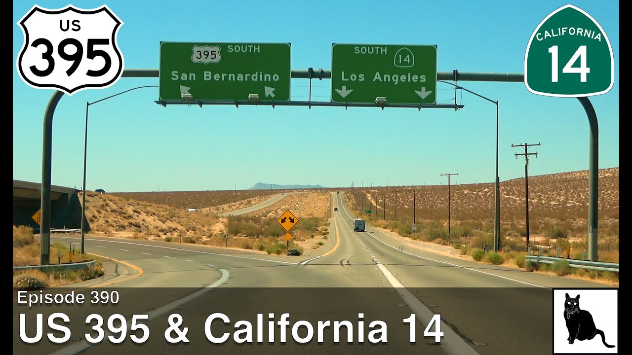 US 395 and Califorhia Highway 14: Small Lake to Red Rock Canyon, Mojave Desert
