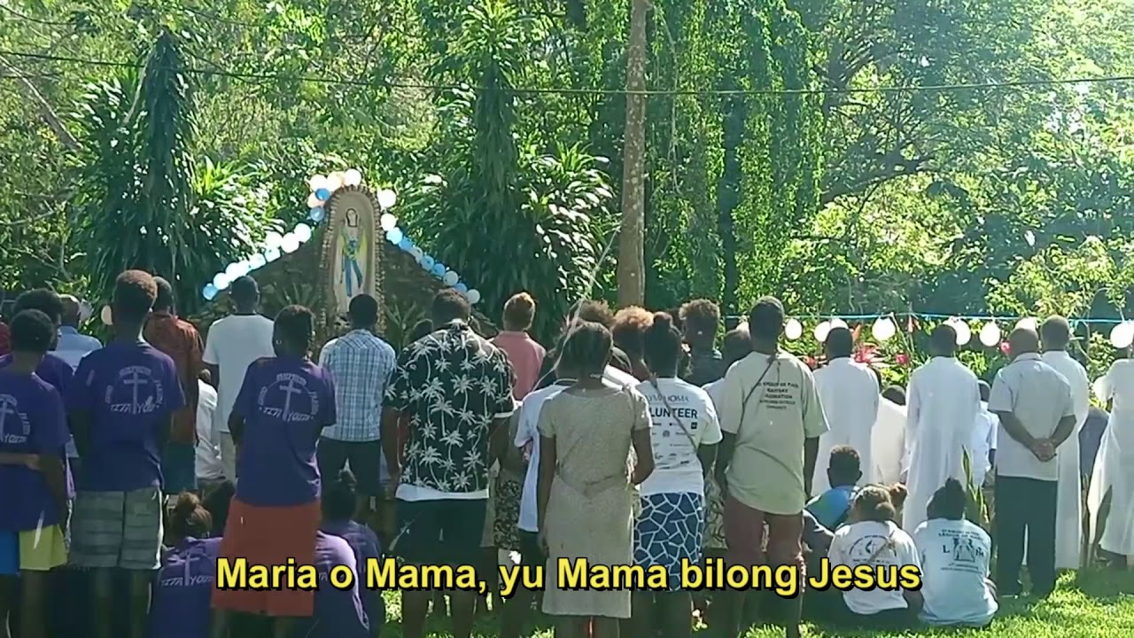 O MAMA MARIA ; song in tok pidgin [  Holy Name of Mary Seminary ]  Solomon Islands