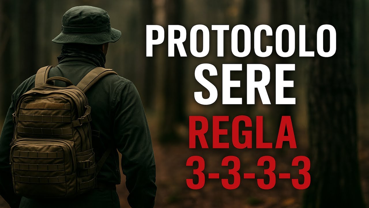 PROTOCOLO SERE NAVY SEAL 🔥 La Regla 3-3-3-3 para Sobrevivir en Cualquier Emergencia