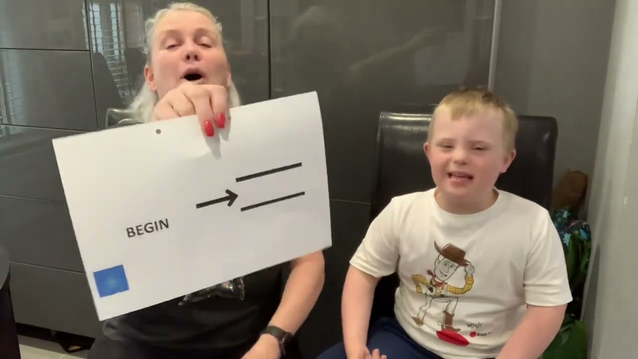 Makaton for ‘BEGIN / START’