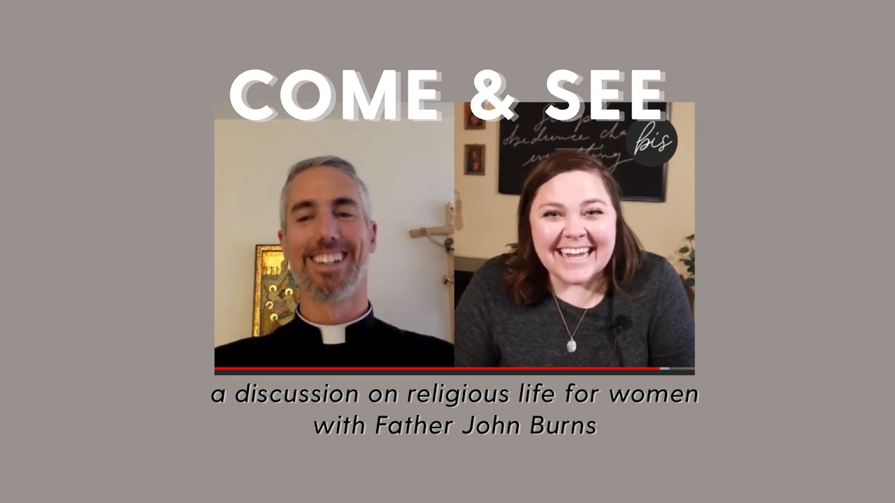 For anyone discerning religious life, this one’s for you. // Come & See with Blessed is She