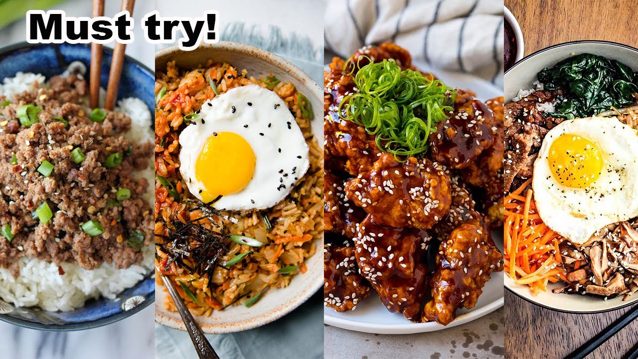 Easy KOREAN Food You Can Cook at Home | A Must-try