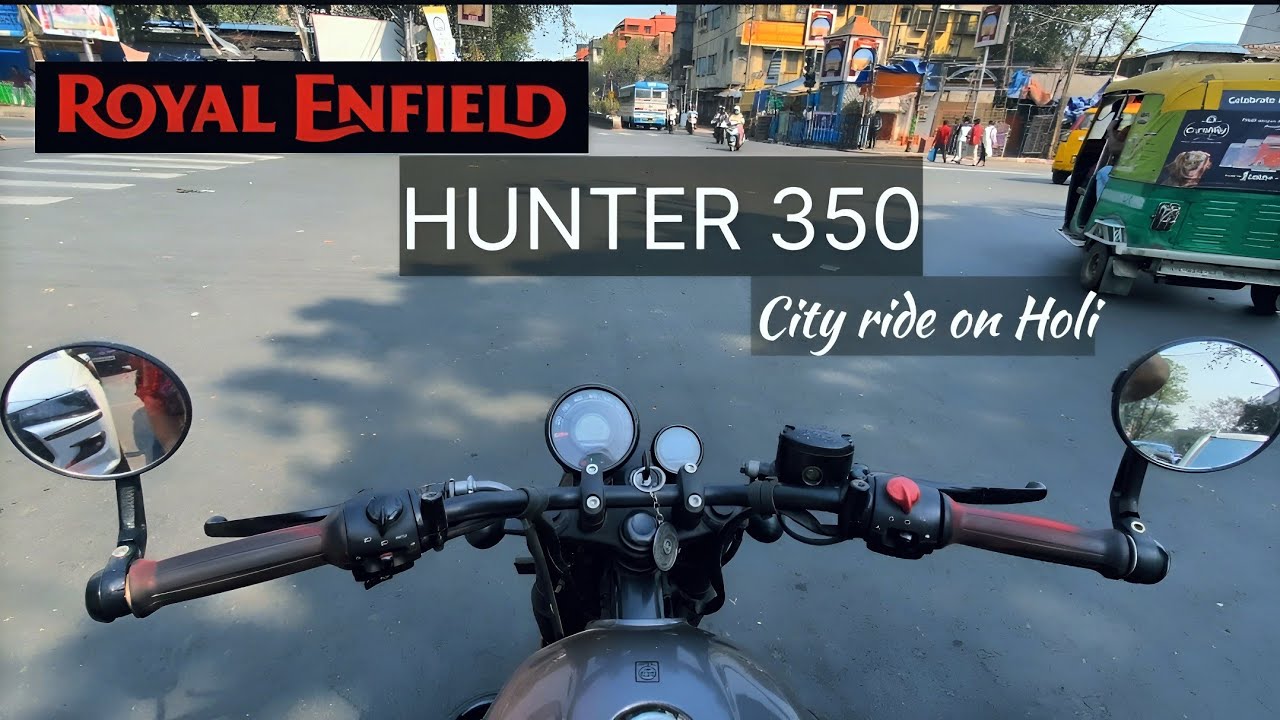 Royal Enfield Hunter 350 | Pure Exhaust Sound | Hunter 350 POV | BK Paul to Jyangra City Ride (4K)