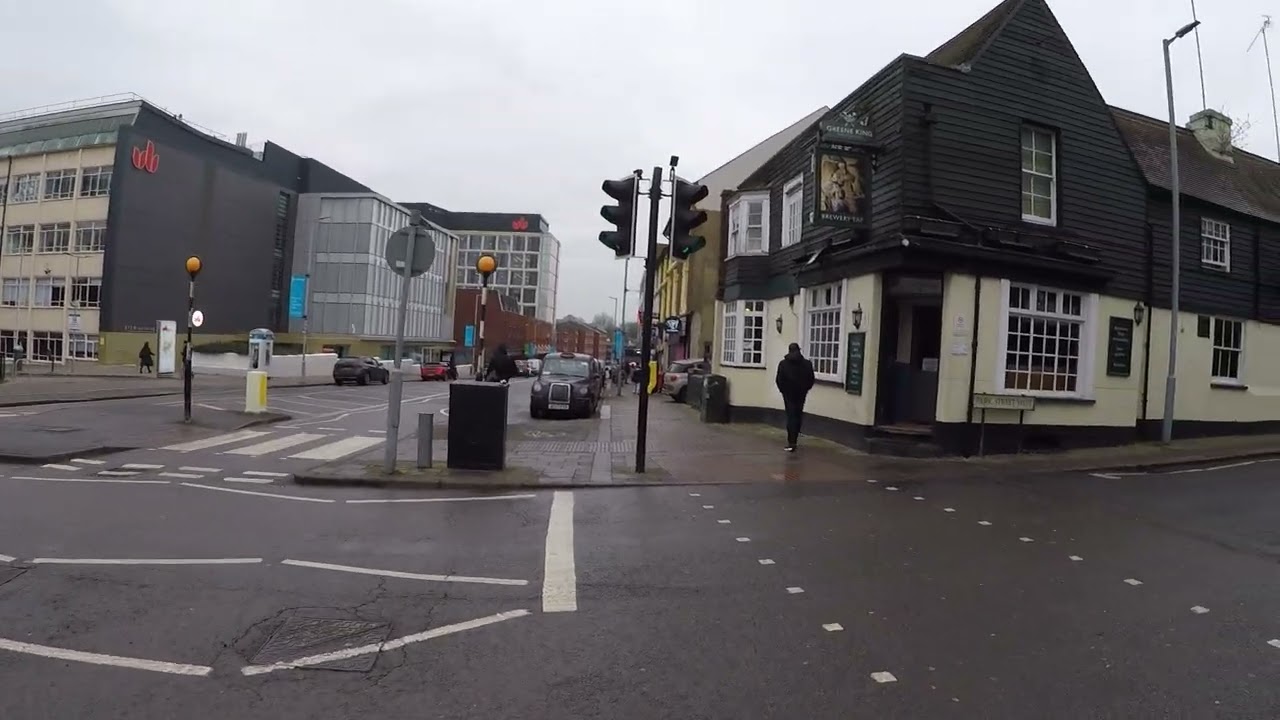 Luton Dunstable Bedfordshire Town Center & Side Streets. GP024132