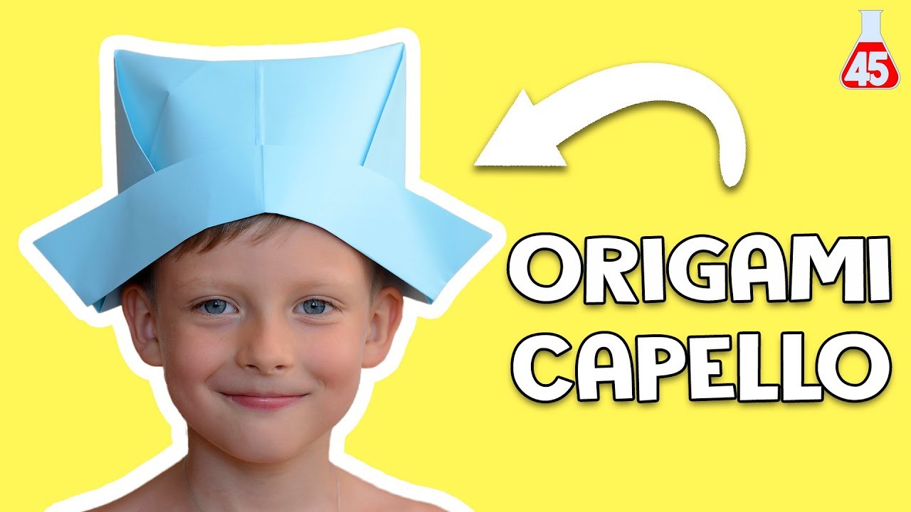 Come fare capello di carta origami | Lavoretti di carta facili
