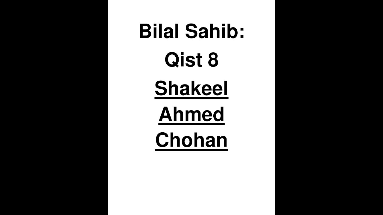 Urdu novel | Bilal Sahib | Qist 8 | Shakeel Ahmed Chohan