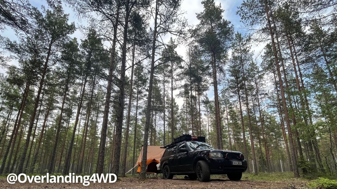 Helinox COT MAX | JCOT 210 | L322 Range Rover Camping  | ASMR | WILD CAMPING 🏕️