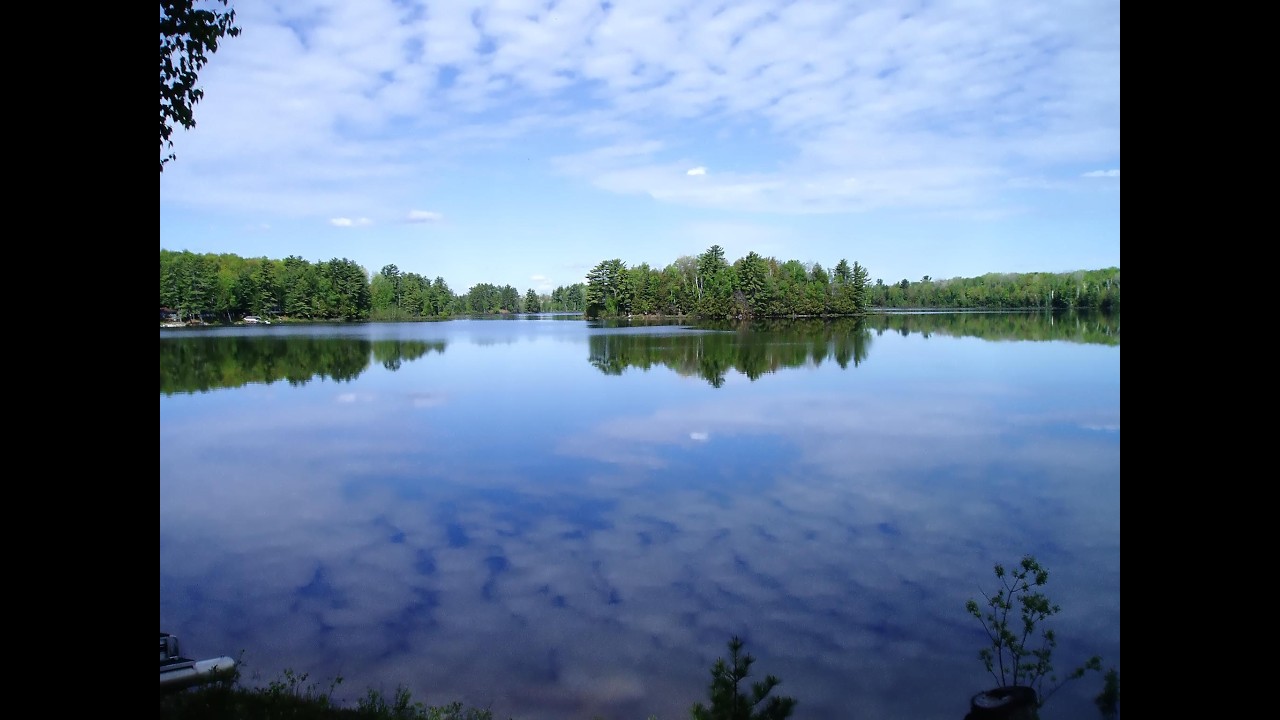 Island Lake Waterfront in the Upper Peninsula of Michigan