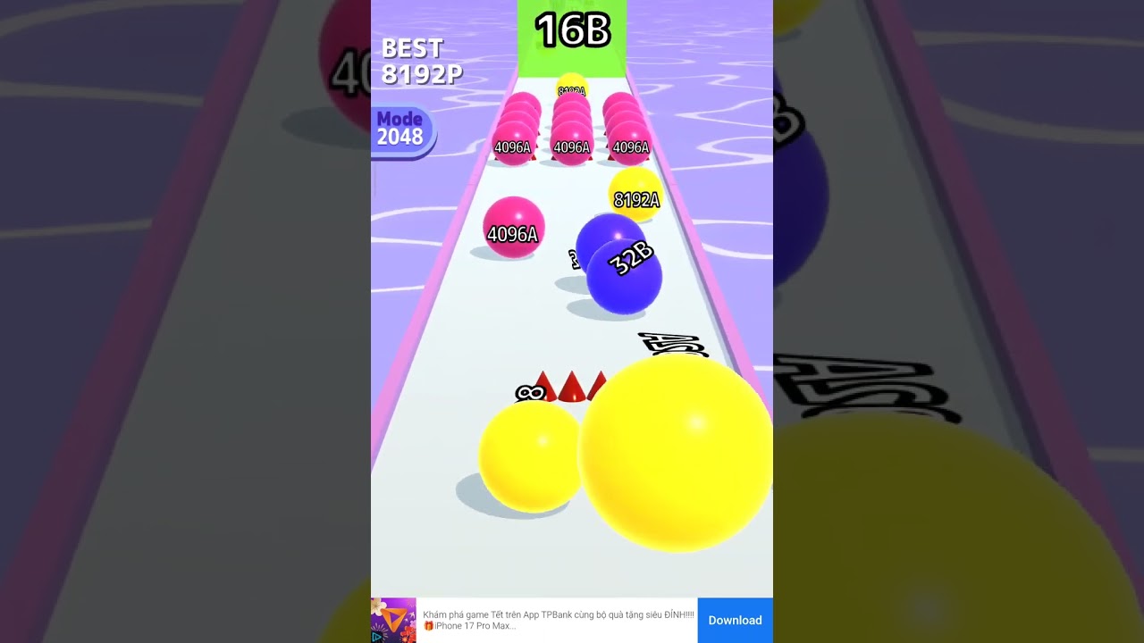 Ball run 2048 128M