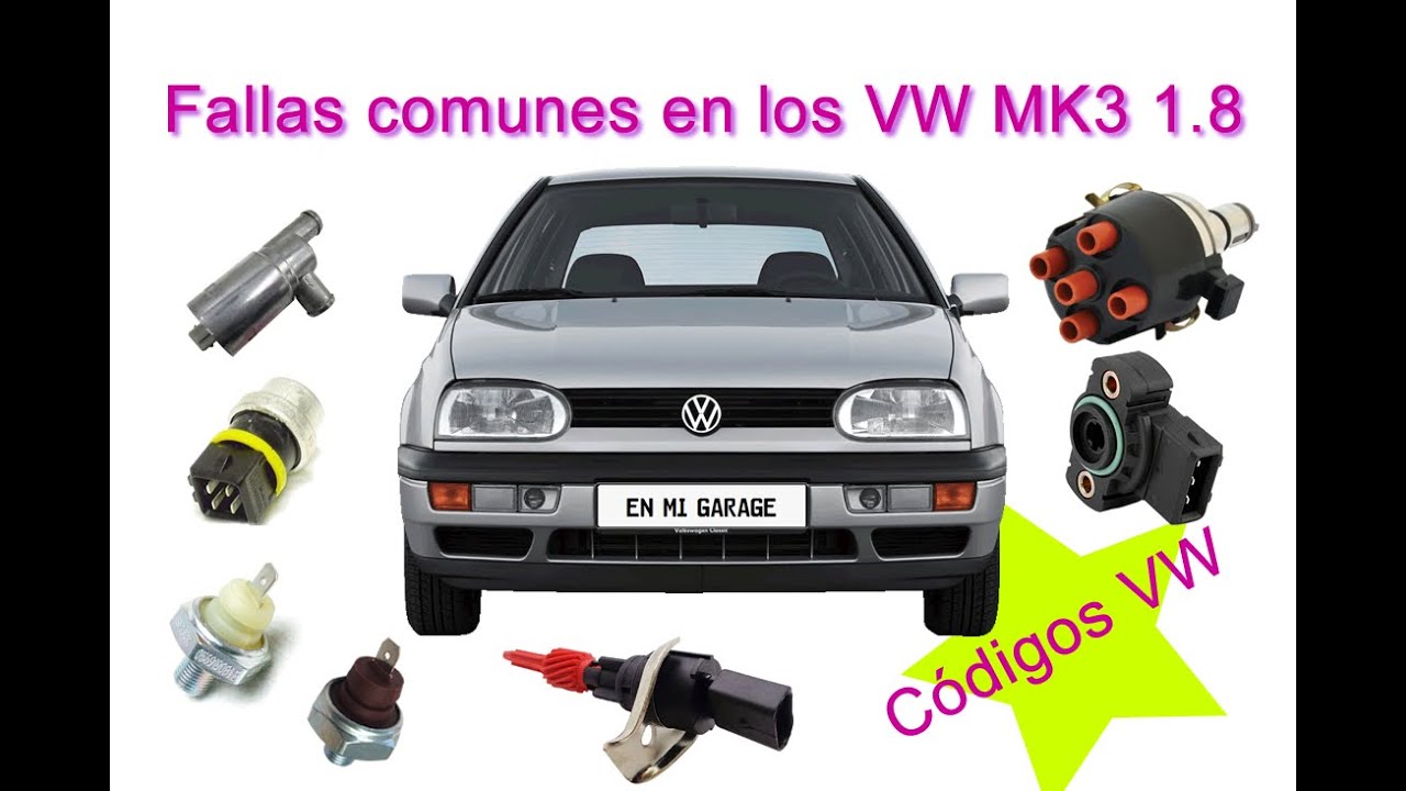 ¿Qué es lo que más falla en los VW Jetta y Golf MK3 A3 1.8 ? Códigos de planta para conocer a tu VW