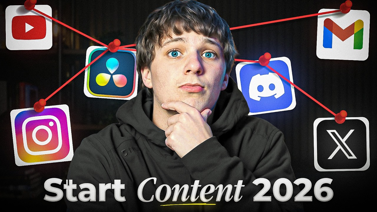 Как начать создавать контент в 2026 году | Съемка, монтаж и т.д.