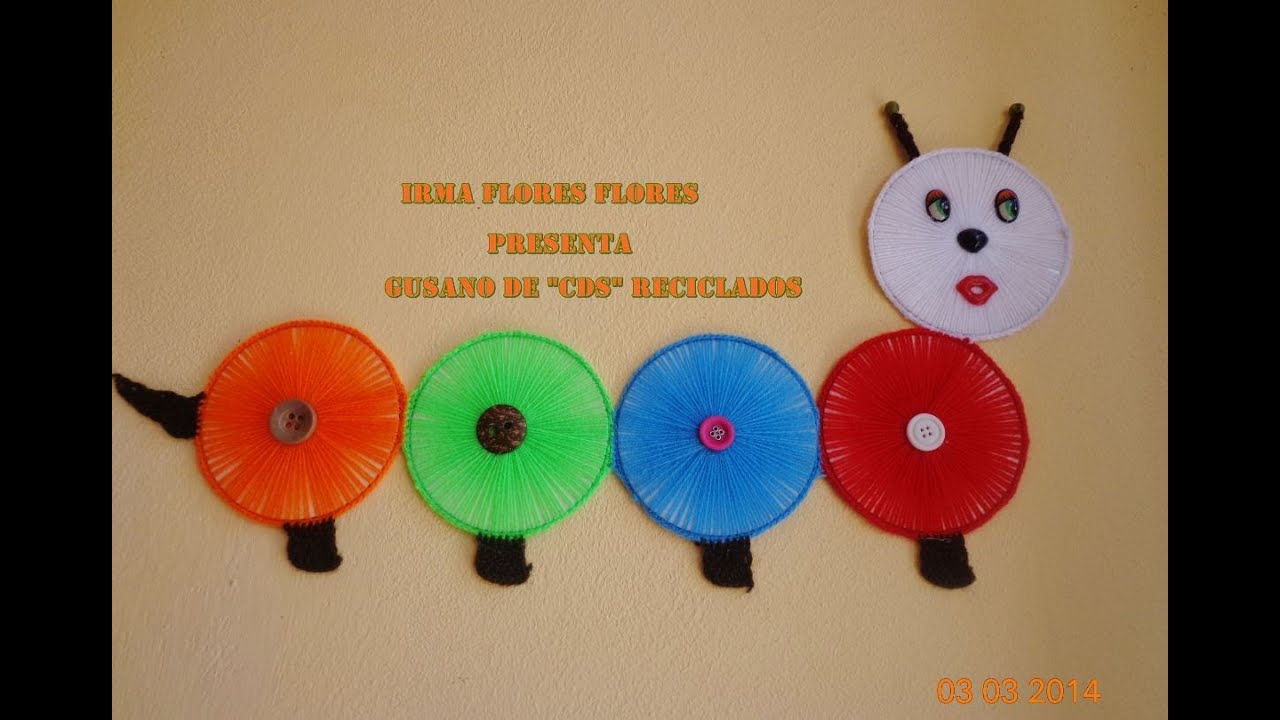 GUSANO DE CDS RECICLADOS