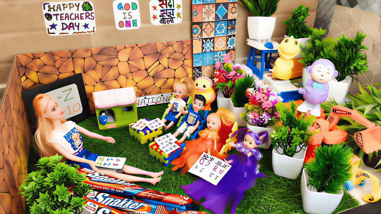 Barbie Doll All Day Routine/Part-13/Barbie Doll Bedtime Story|| 