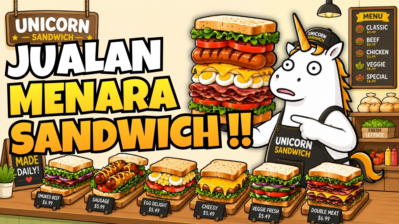 Aku Jualan Sandwich SETINGGI GEDUNG!!