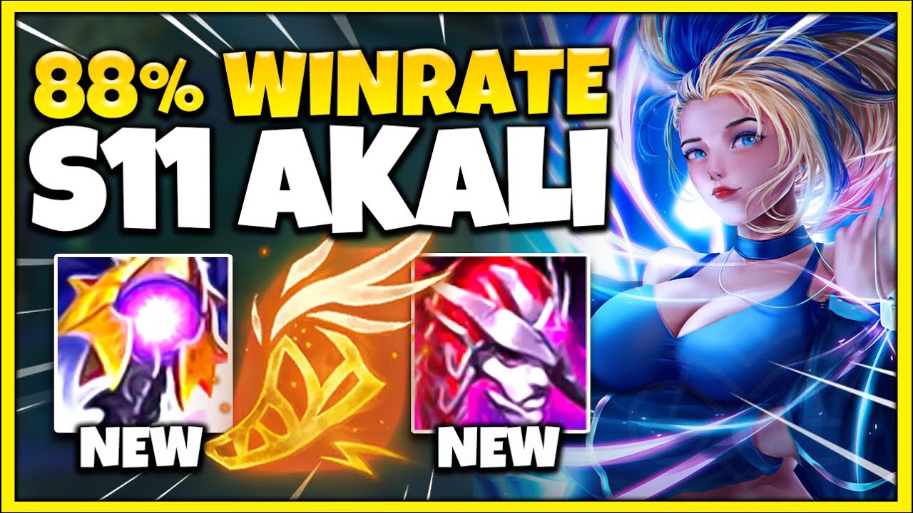 ABUSE THIS BEFORE IT'S NERFED! New *ZERO COUNTER* Season 11 Akali Build [COPY IT]- League of Legends