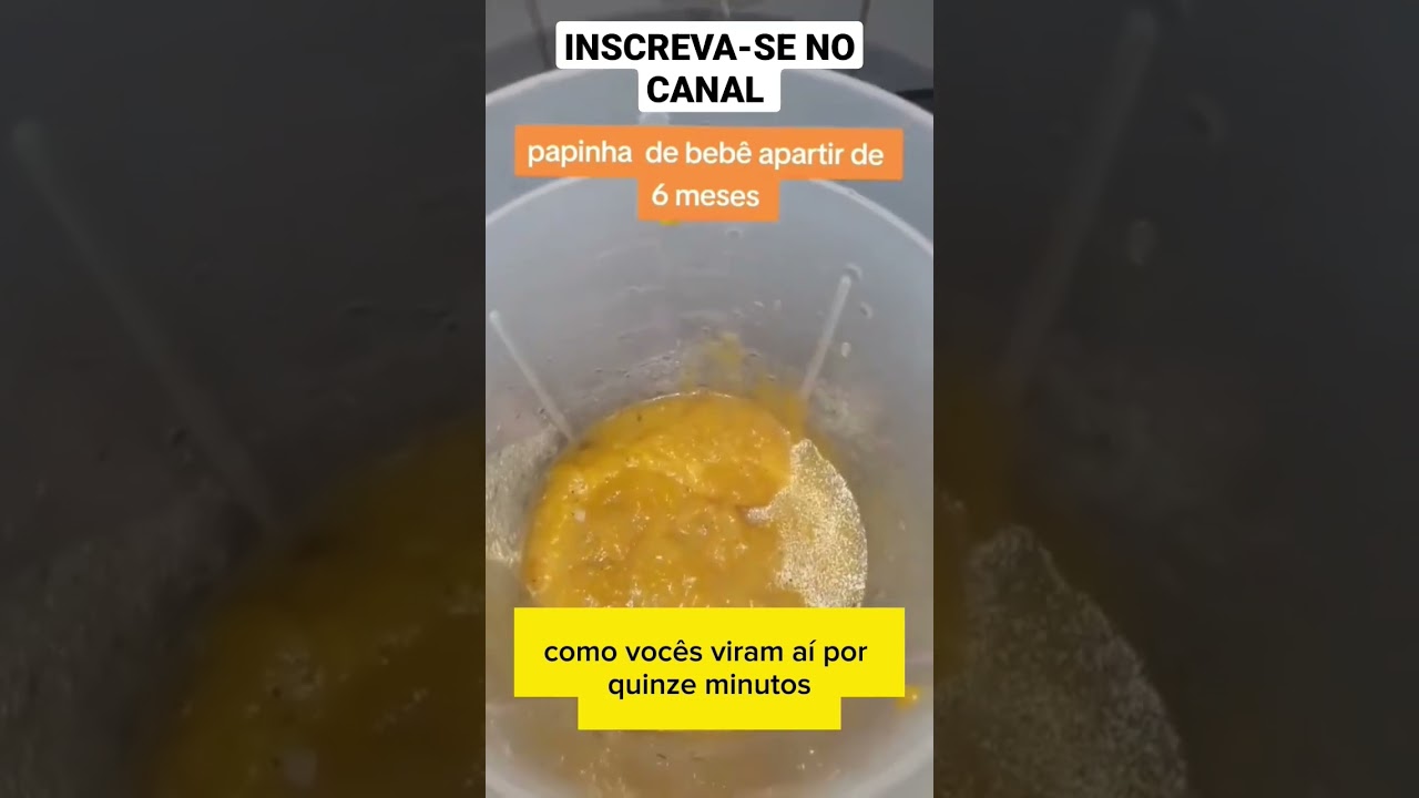 PAPINHA DE BEB&Ecirc; A PARTIR DE 6 MES&Ecirc;S #introducaoalimentar #introdu&ccedil;&atilde;oalimentar #maedeprimeiraviagem