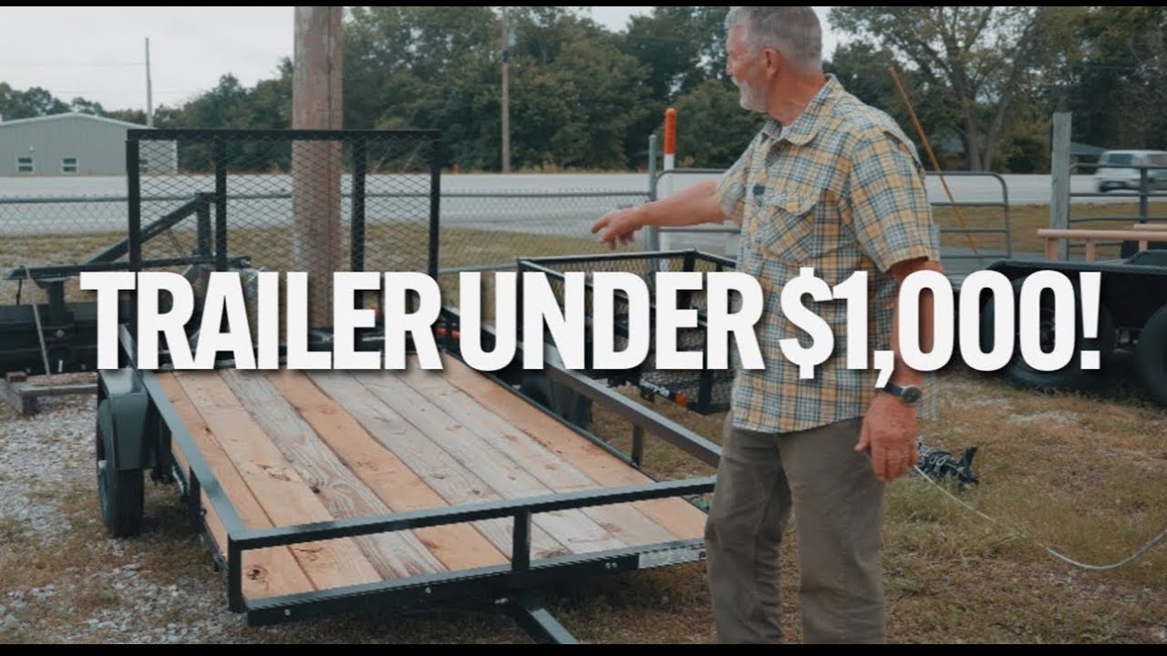 Carry-On 5x8 Utility Trailer UNDER $1,000
