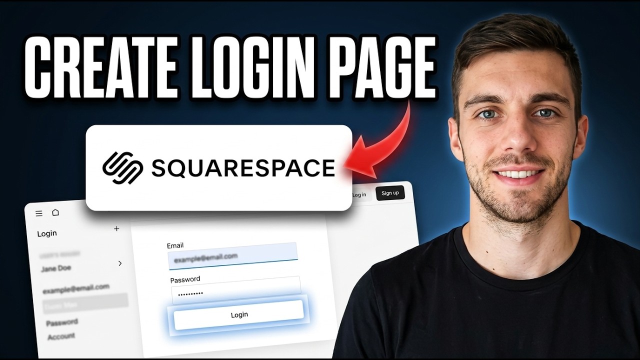 How to Create a Login Page on Squarespace (Quickly!!!)