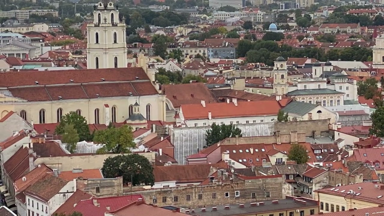 Vilnius Lithuania From Gediminas Tower