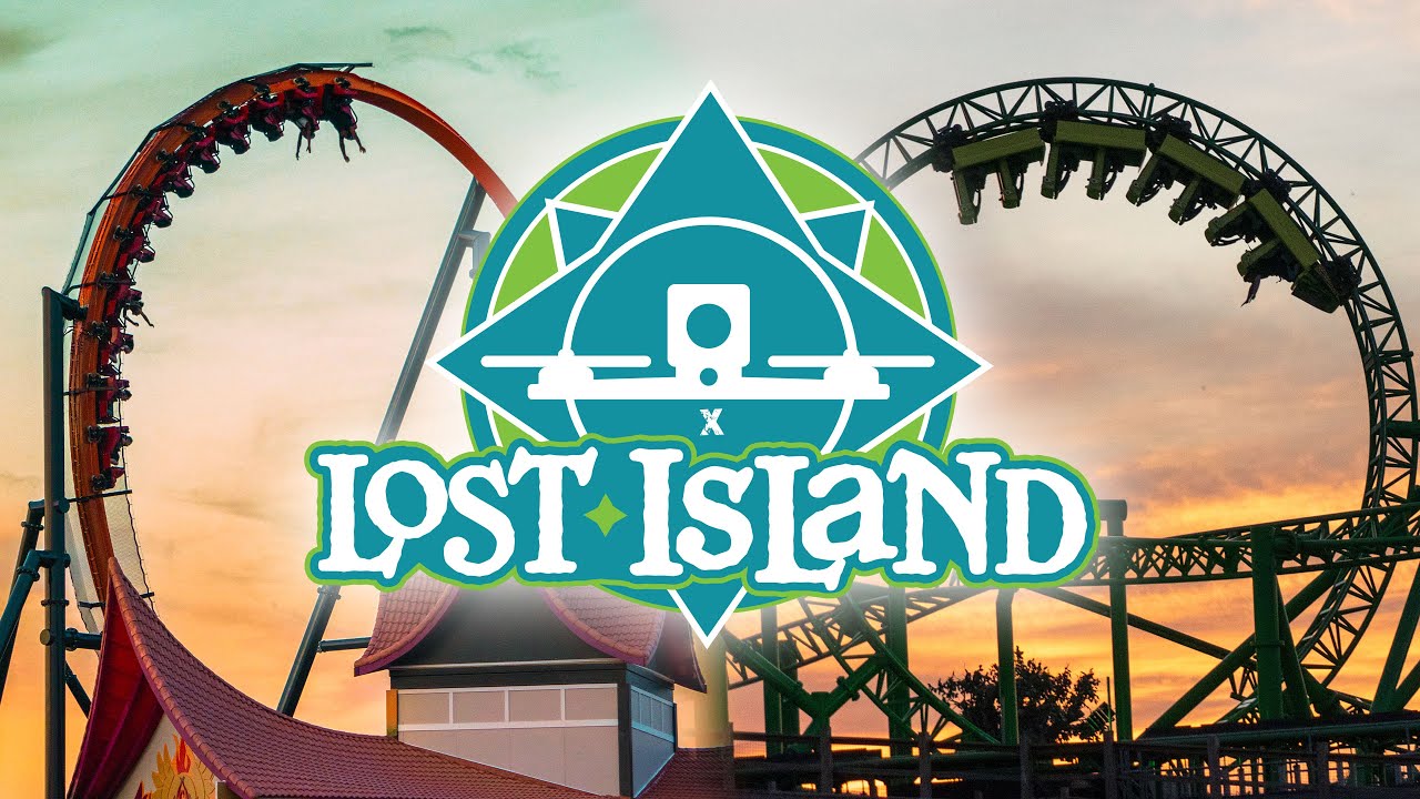 Chasing Rollercoasters at LOST ISLAND - Cinematic FPV
