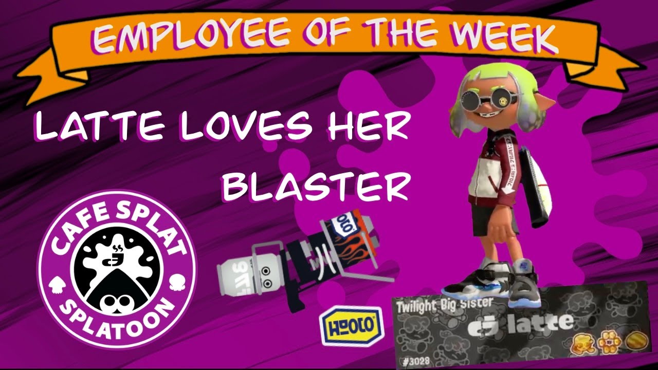 Latte Loves Her Blaster