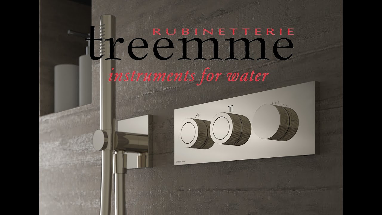 TERMOSTATICI AD INCASSO W-SMART RUBINETTERIE TREEMME