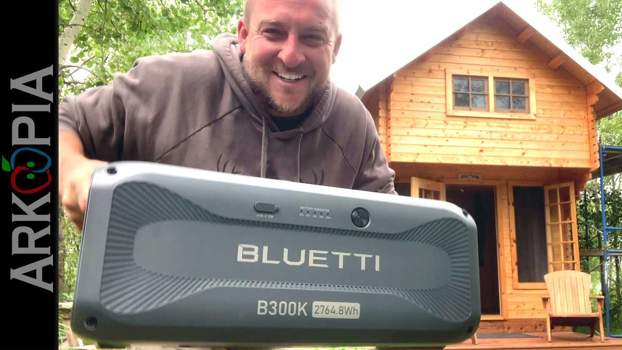 ⚡Adding a BLUETTI B300K expansion battery.  Doubling the off grid cabin battery storage.