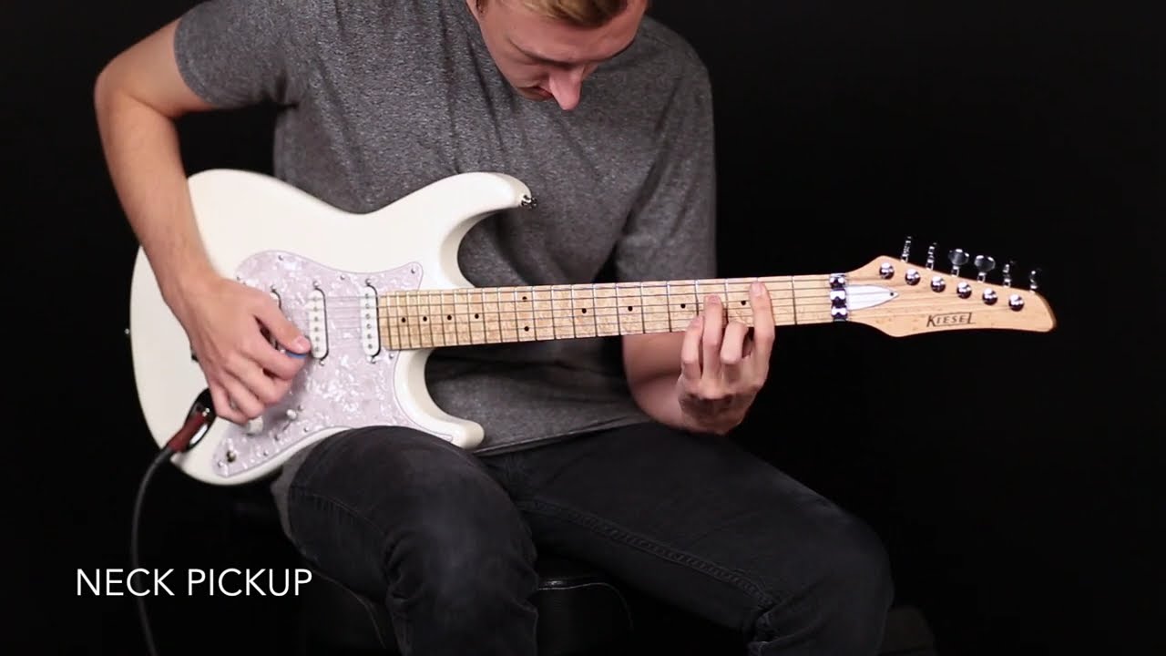 Kiesel Guitars Lithium Single Coil Pickups Demo
