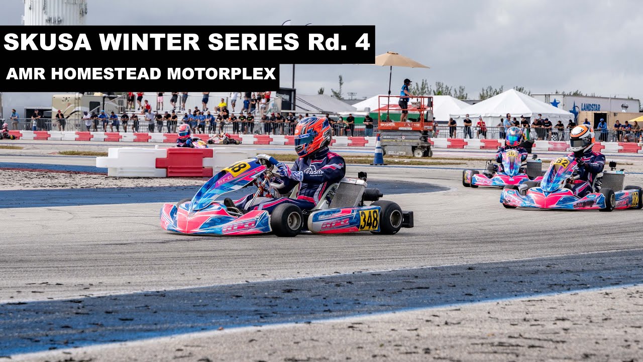X30 Sr. SKUSA Winter Series Rd. 4 AMR Homestead Motorplex (Onboard)