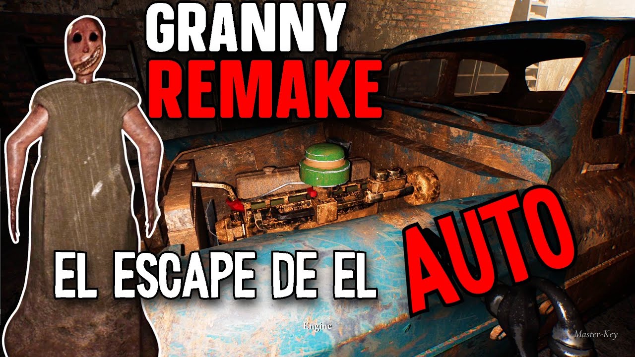 GRANNY REMAKE LA VERSIÓN DE PC | ALFIN ME AGO EL ESCAPE DE EL AUTO | MOD FACIL 😰