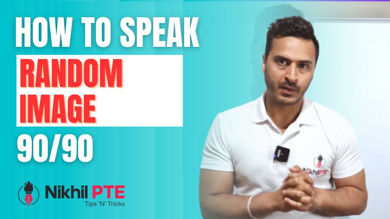 90/90 MARKS - HOW TO SPEAK A RANDOM IMAGE IN PTE SPEAKING? || PTE BY NIKHIL || #nikhilpte