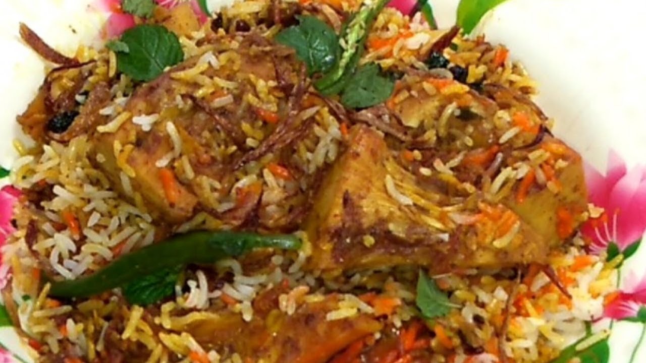 Kathal Biryani / कटहल बिरयानी / Veg Biryani / Jackfruit / The Fatima's Kitchen Recipe