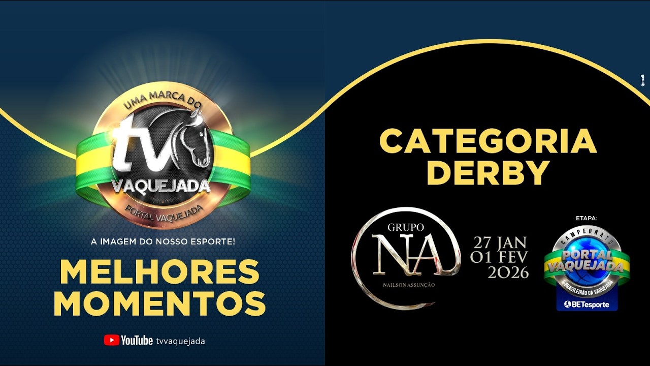 MELHORES MOMENTOS DISPUTA DERBY - GRUPO N.A - FREI MIGUELINHO - PE PORTAL VAQUEJADA 2026